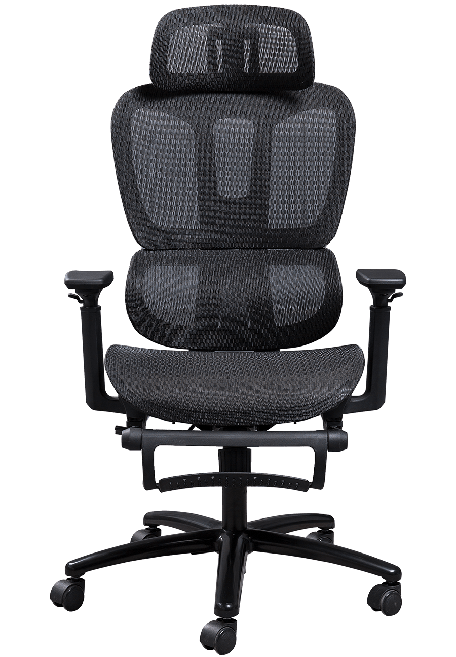 Ergonomic Mesh Office Chair Plastic Frame Classic Design Mesh Chair Adjustable Headrest Office Chair With Footrest details