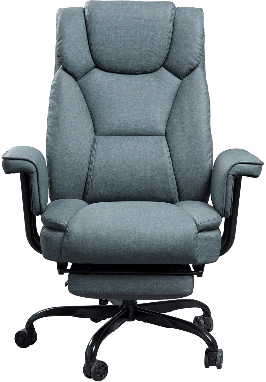 Unique Comfortable Technology Fabric Chair  Full Armrest Recliner Boss Executive Chair With Footrest