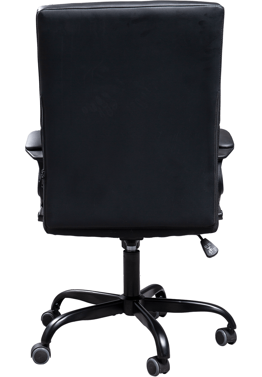 Horizontal Stripe Custom Oem Black Soft PU Leather Office Chair For Meeting Room Office details