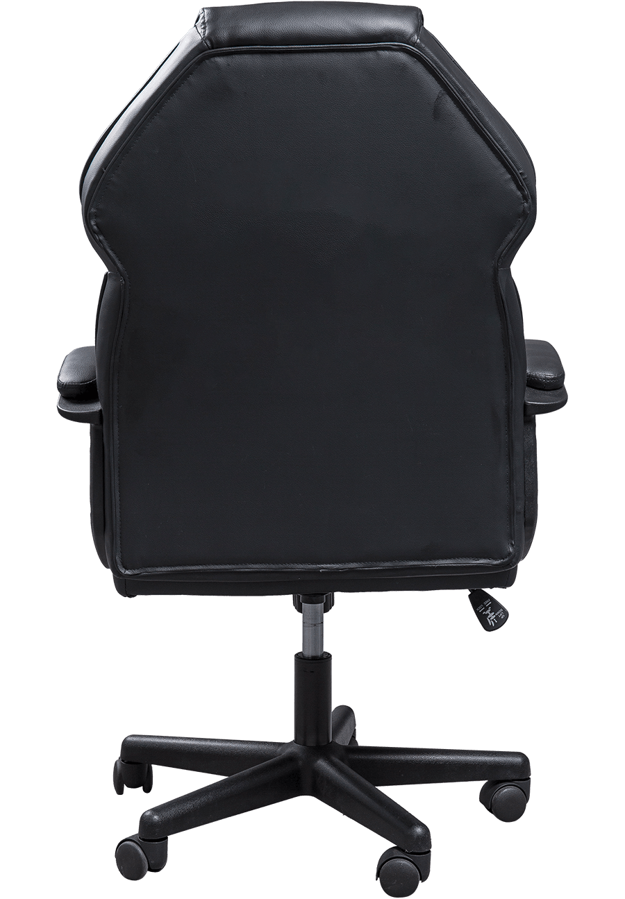 Synthetic Leather Snake Shape Back Padded Armrest Office Chair With UP And Down Function details