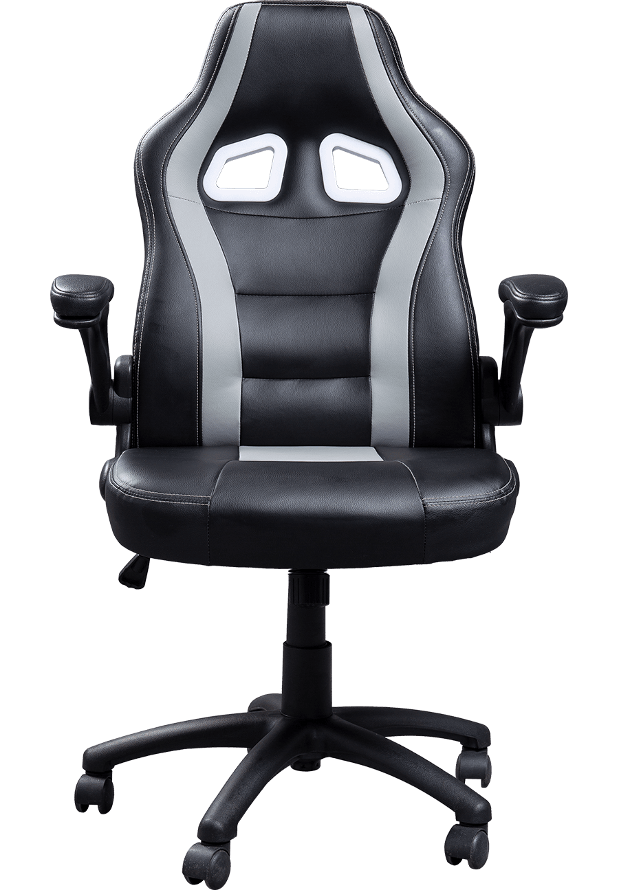 360 Swirl Lift Office Chair Adjustable Height Swirling Gaming Chairs PU Leather Office Chairs With Soft PU Padded Armrest