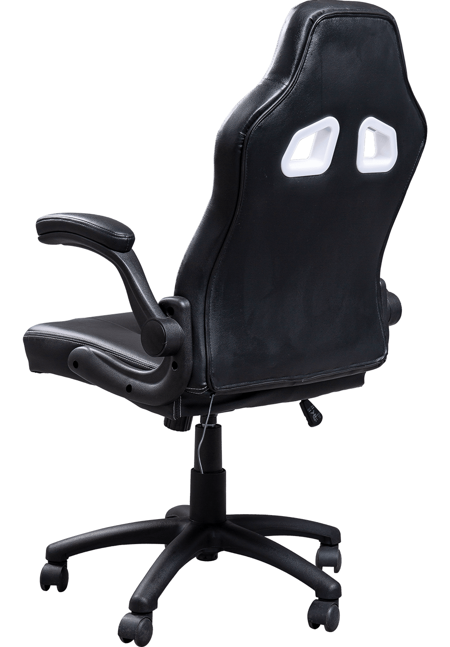 Modern Heated Car Seat Leather PU Padded Armrest Computer Office Chair Racing Seat Gaming Chair details