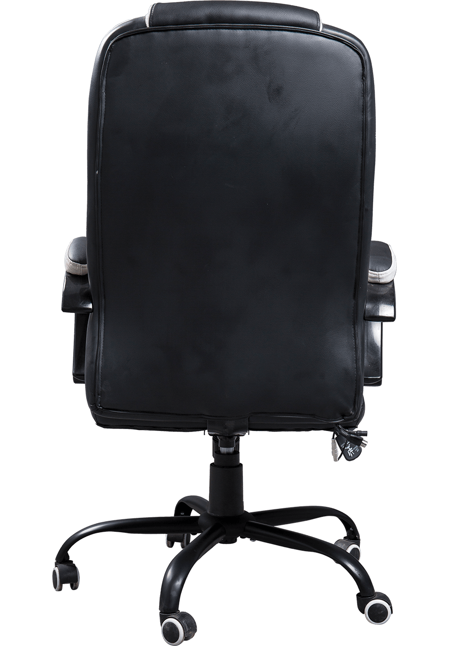 YUHUI Height Adjustable Black Iron Castor Swivel Office Chair Computer Pu Boss Swivel Office Chair details