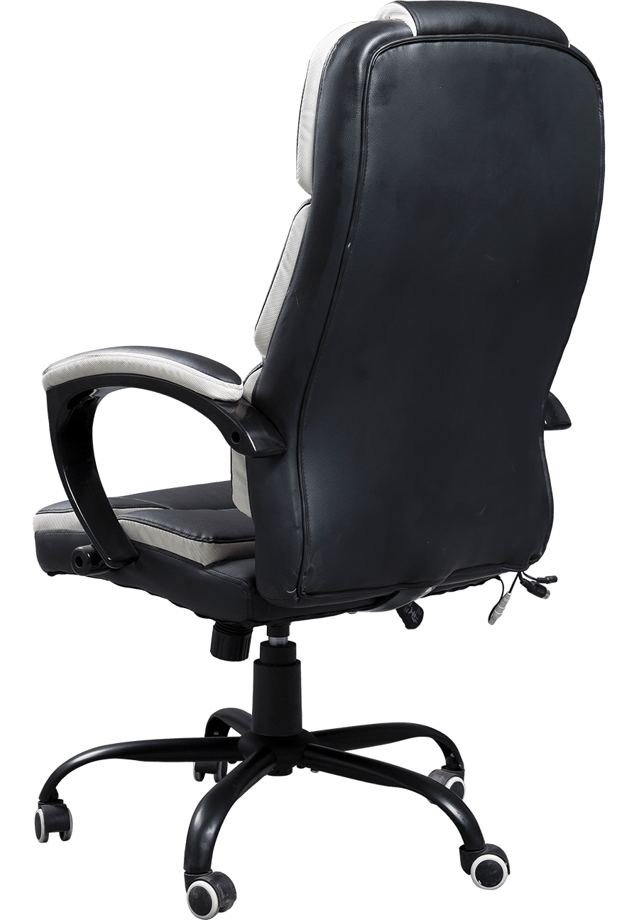 YUHUI Height Adjustable Black Iron Castor Swivel Office Chair Computer Pu Boss Swivel Office Chair details