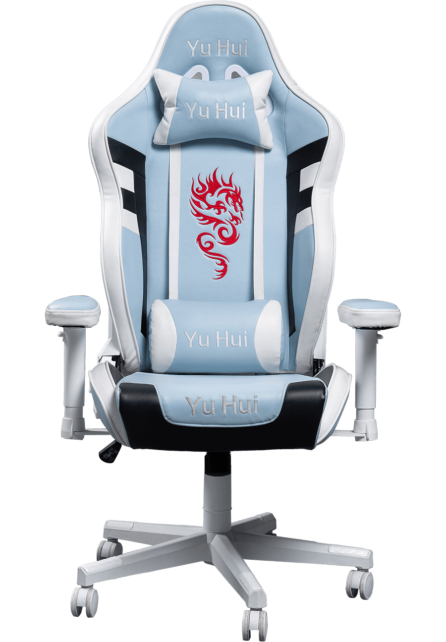 Small Fresh And Cool Deign Happy Gaming Chair PU Leather Gaming Chair With 2D PU Padded Armrest And Anjustable Function