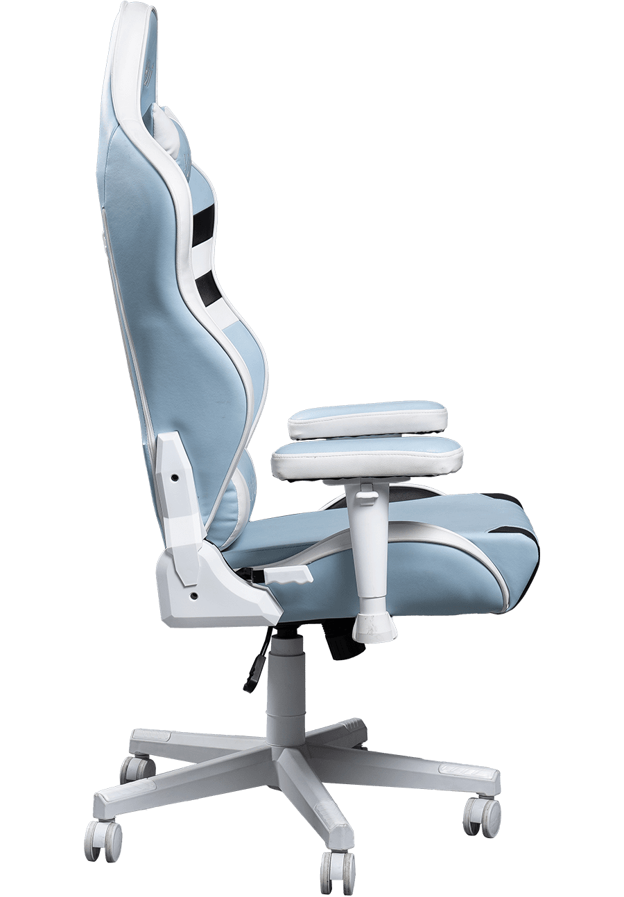 Small Fresh And Cool Deign Happy Gaming Chair PU Leather Gaming Chair With 2D PU Padded Armrest And Anjustable Function details