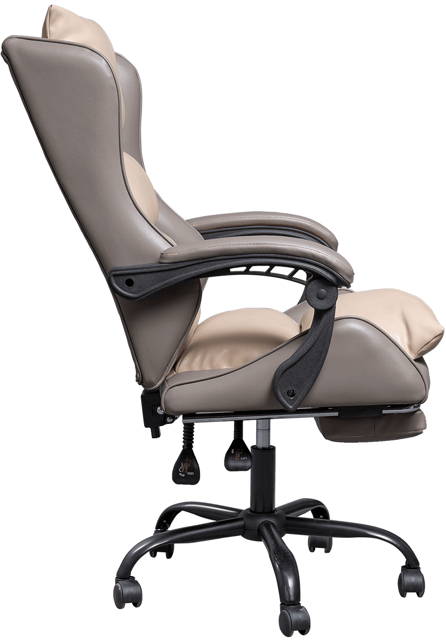 Adjustable Backrest Ergonomic Office Chair Modern Design Soft Boss Chair With Footrest For Living Room Office details