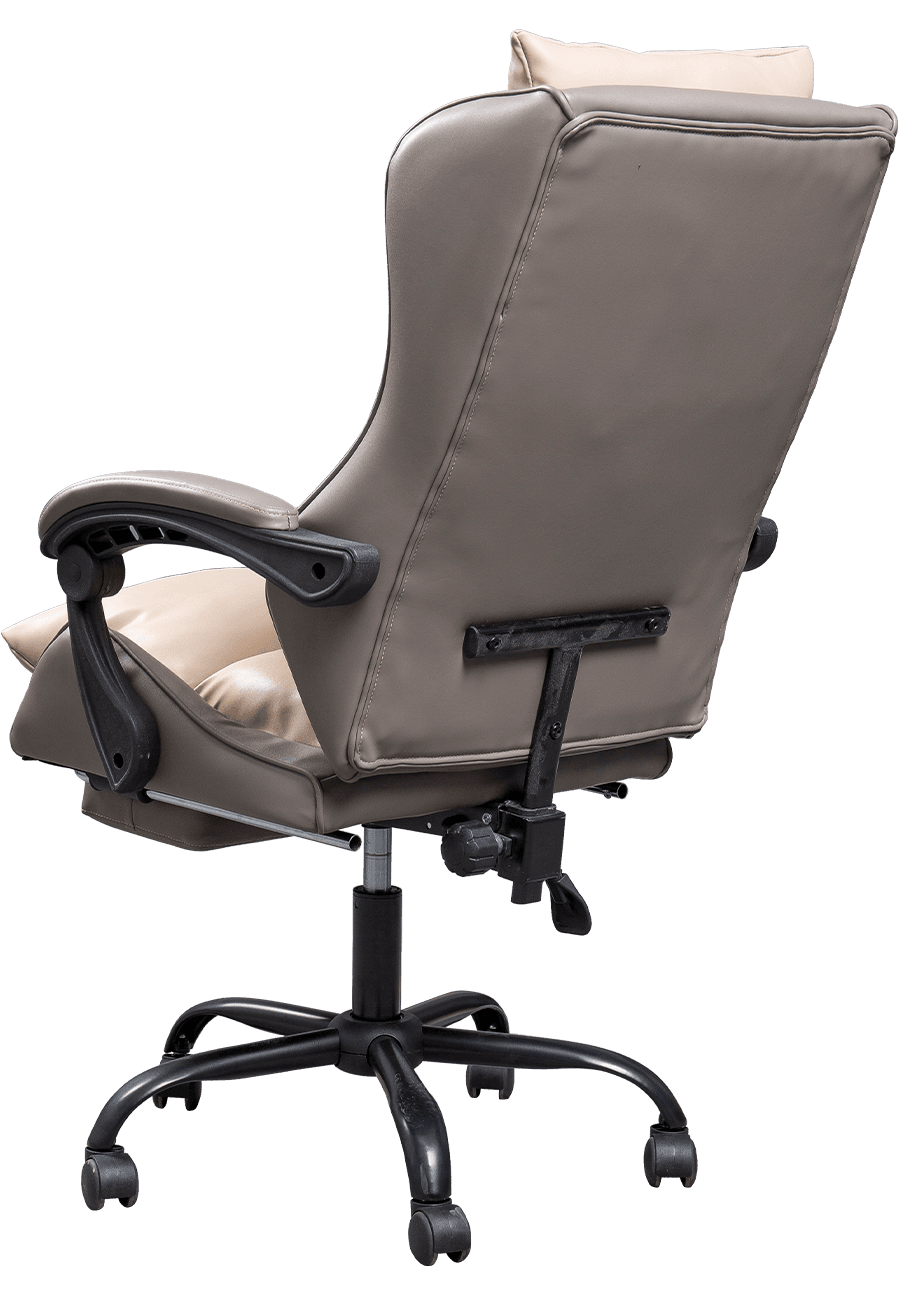 Adjustable Backrest Ergonomic Office Chair Modern Design Soft Boss Chair With Footrest For Living Room Office details