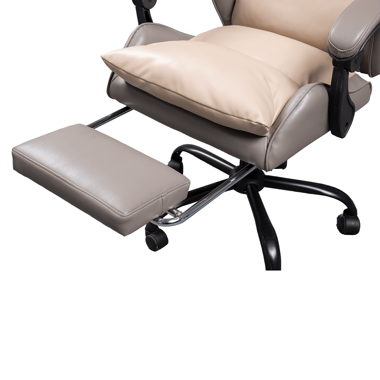 Adjustable Backrest Ergonomic Office Chair Modern Design Soft Boss Chair With Footrest For Living Room Office details