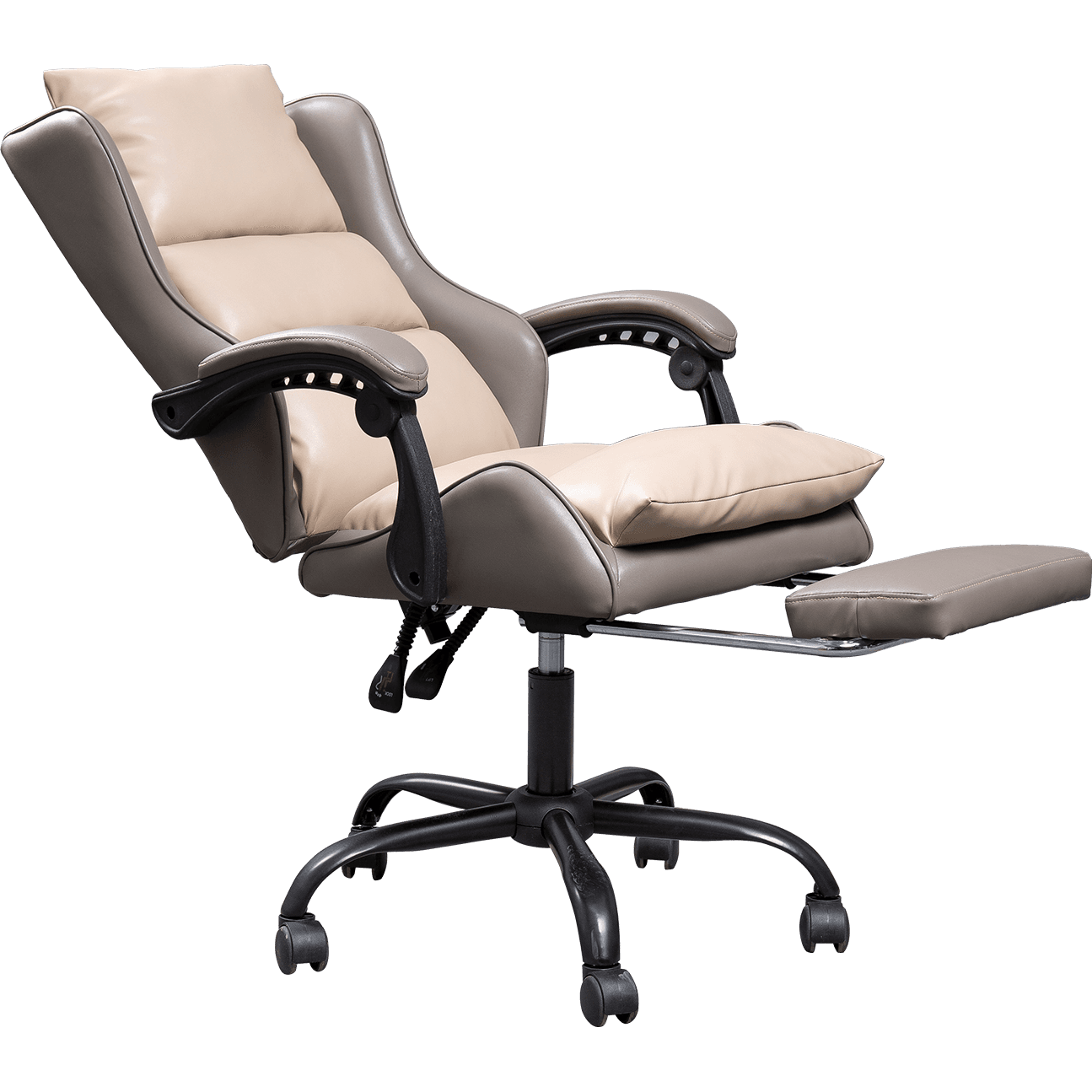 Adjustable Backrest Ergonomic Office Chair Modern Design Soft Boss Chair With Footrest For Living Room Office details