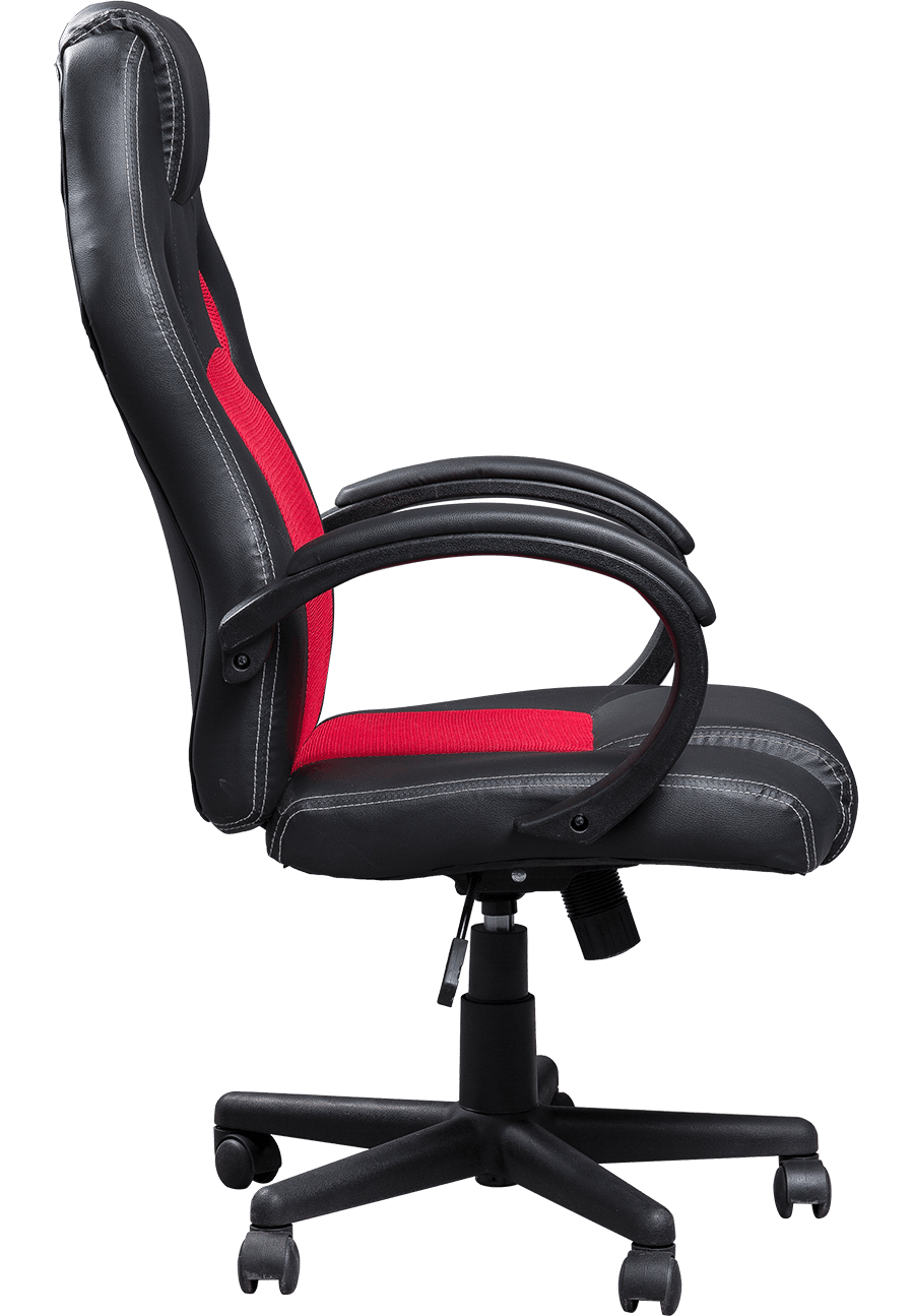 Lift Office Chair Adjustable Height Swirling PU Leather Office Chairs With Soft PU Fixed Armrest details