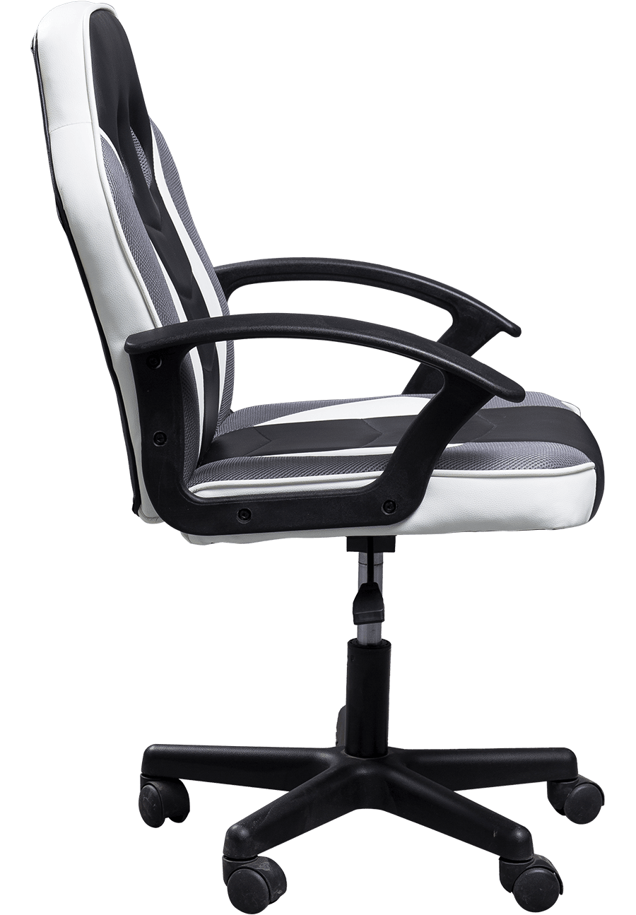 Ergonomic Office Chair Modern Design PU+PVC Chair With Fixed Armrest And Lift Function details